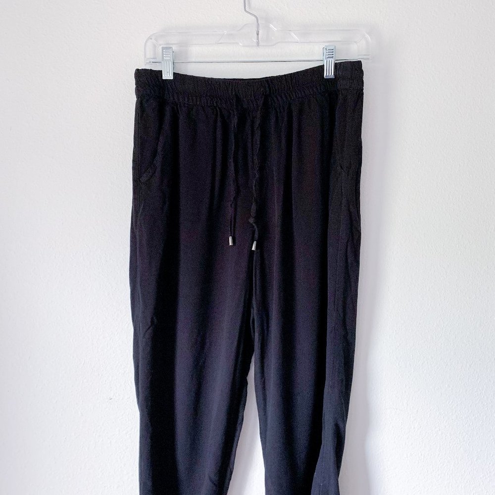 Faded Glory Black Woven Joggers S
